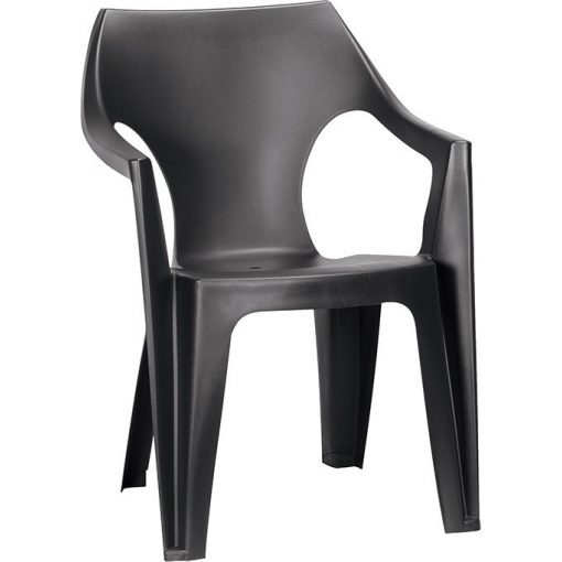 Dante low back plastic garden chair