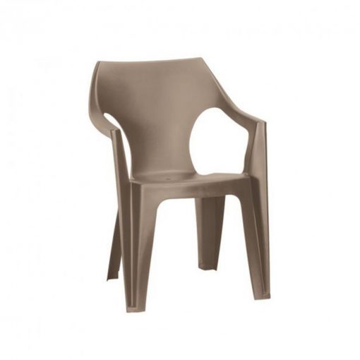 Dante low back plastic garden chair