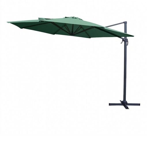 Cassowary green garden parasol 3.5M