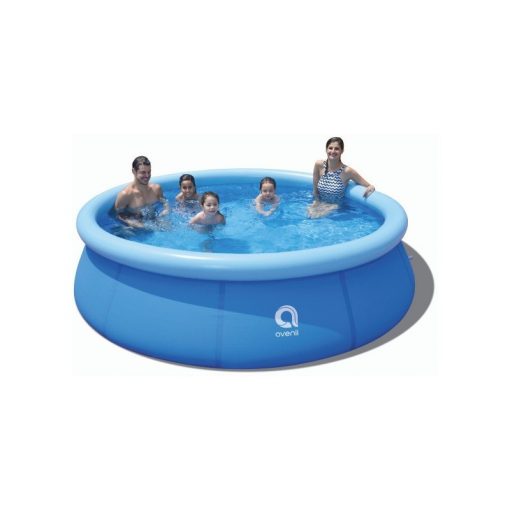 Inflatable pool set with rim 420 x 84 cm