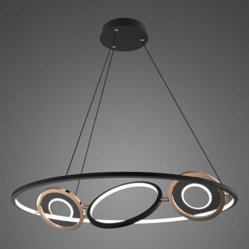 Pendant Black SeppiaNo.3 Altavola Design LA115-P-85-1-3-3K-BLACK-GOLD