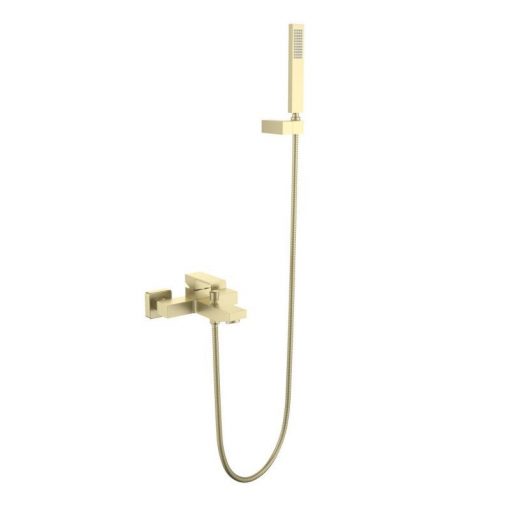 AREZZO-AR-4410G CUBEFIELD Brushed Gold Color Tub Filler Faucet Single Lever Mixer Spout Set