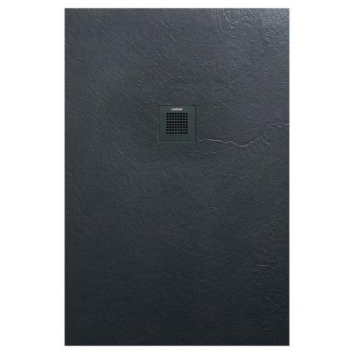 AREZZO design SOLIDSoft shower tray 120x100 cm, ANTHRACITE, with matching drain (2 boxes)