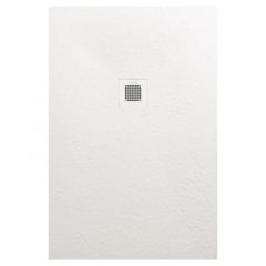   AREZZO design SOLIDSoft shower tray 120x90 cm, WHITE, with matching drain (2 boxes)