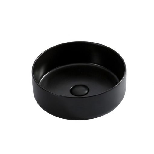 AREZZO design New Orleans wash basin + drain Black AR-130