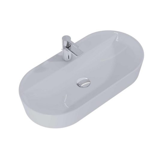 AREZZO design countertop washbasin BABETTE 82X41 matt grey