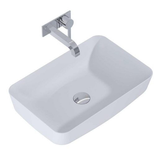 AREZZO design countertop washbasin NOMIA 50x39, matt v. gray