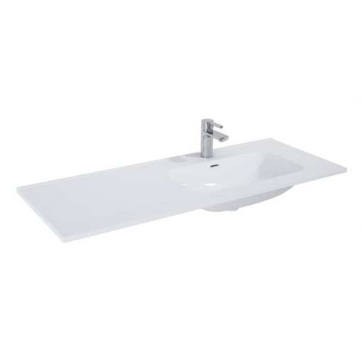 AREZZO design SKAPPA 120 cm washbasin (80+40) right-handed