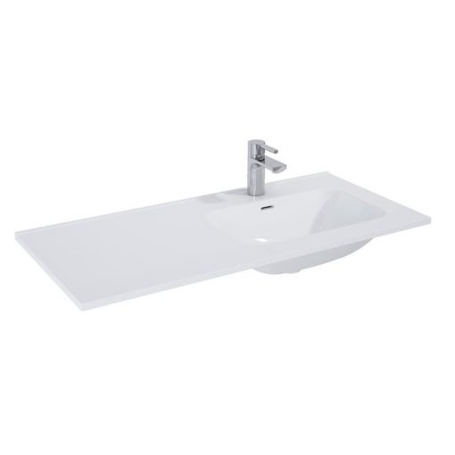 AREZZO design SKAPPA 100 cm washbasin (60+40) right-hand