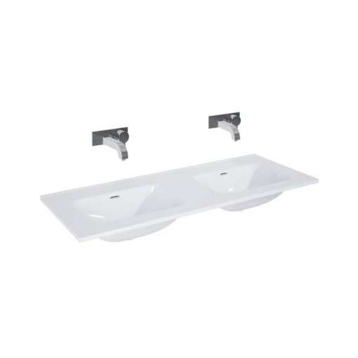 AREZZO design SKAPPA 120 cm double washbasin WITHOUT FAUCET