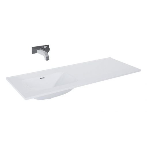 AREZZO design SKAPPA 120 cm washbasin (60+60) left WITHOUT FAUCET