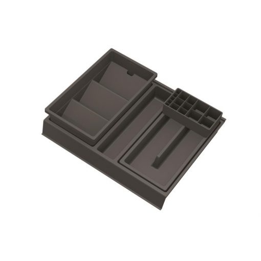 AREZZO design drawer organizer 400 mm, size L, matt anthracite