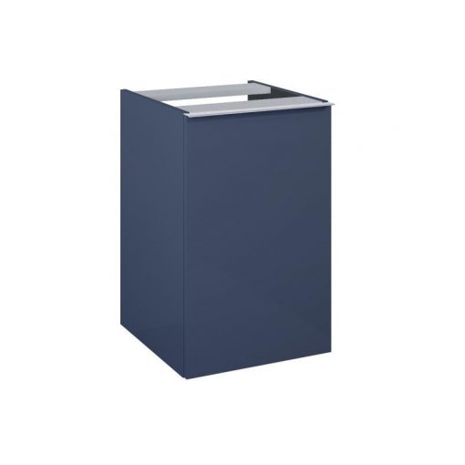 AREZZO design MONTEREY 40 cm side cabinet with laundry basket in Matt blue