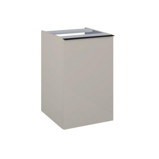 AREZZO design MONTEREY 40 cm side cabinet with laundry basket in Matt beige color