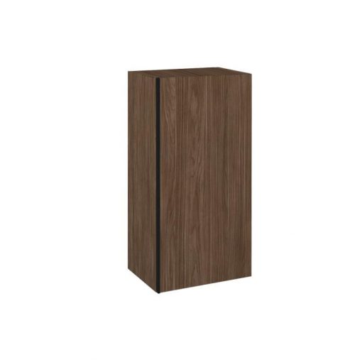 AREZZO design MONTEREY 40 cm upper cabinet (31.6 cm deep) with 1 door in Lincoln walnut color