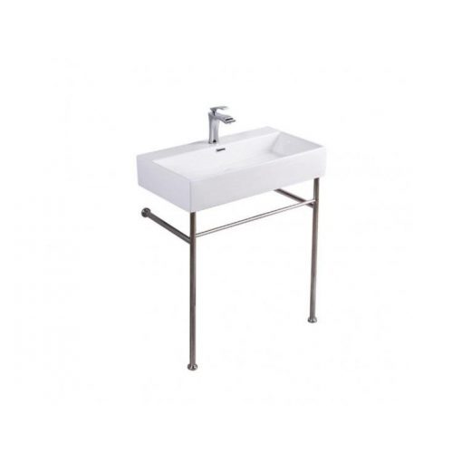 AREZZO design Tampa washbasin with metal legs white AR-382W