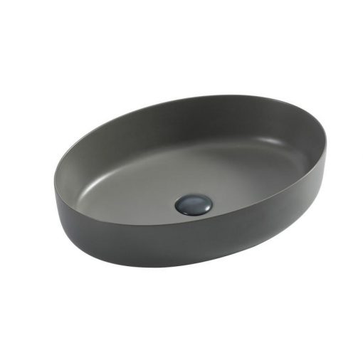 AREZZO design Phoenix wash basin + drain Gray AR-461