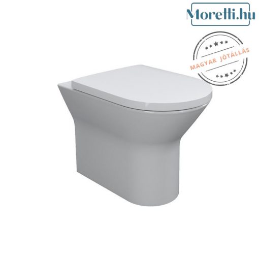 AREZZO design VERMONT standing rimless toilet with bottom/rear outlet