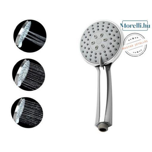 AREZZO design SPRINGFIELD 3-function hand shower, chrome