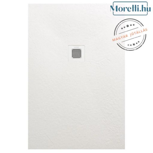 AREZZO design SOLIDSoft shower tray 120x70 cm, WHITE, with matching drain (2 boxes)