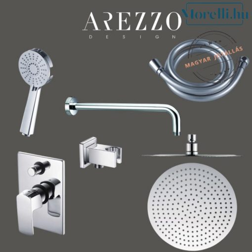 AREZZO design WAKEFIELD under-wall shower set