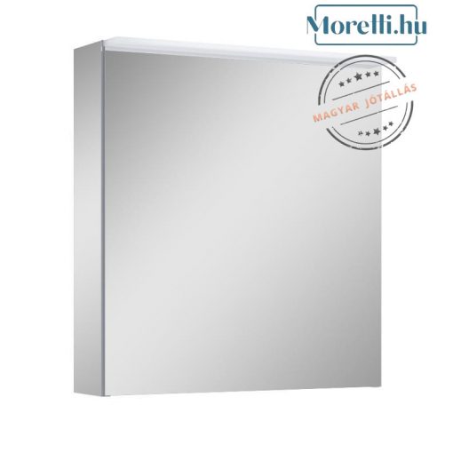 AREZZO design Mirror cabinet PREMIUM 60.1 door + TECHNOBOX + LED LAMP PANEL