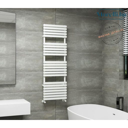 AREZZO design FLAT WHITE 1500x500 towel rail radiator AR-FW15050