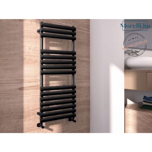 AREZZO design MOON BLACK towel drying radiator AR-M12050A