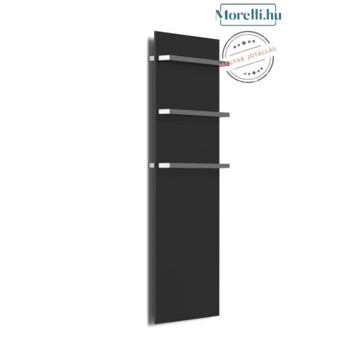 AREZZO design ONYX 3 BLACK electric towel drying radiator