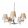 Chandelier 140 Beige Princessa AZZARDO-0724