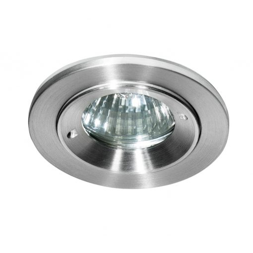 Recessed Bathroom Lamp Matt Chrome Tito AZZARDO-0814