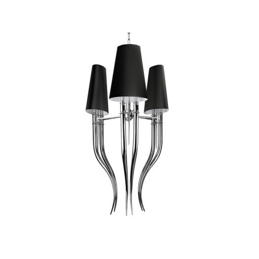 Chandelier 180 Black Diablo AZZARDO-1344