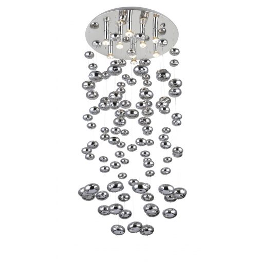 Ceiling Lamp Chrome Luvia AZZARDO 2574