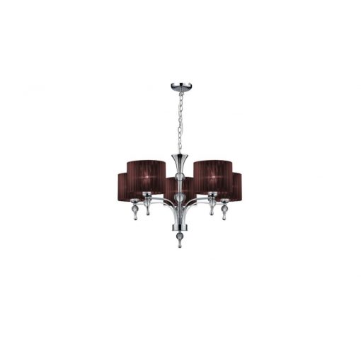 Chandelier Chrome Impressbrown AZZARDO 2901