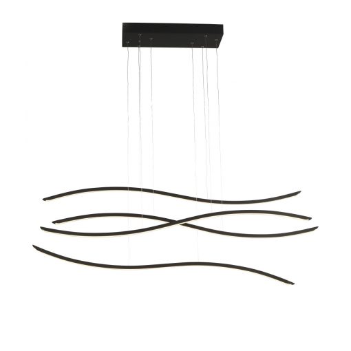 Pendant Black WavesLED AZZARDO 2912