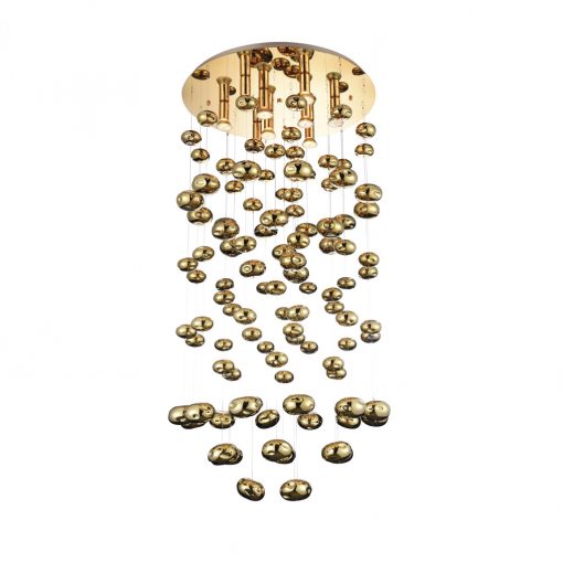 Ceiling Lamp Gold Luvia AZZARDO 3073