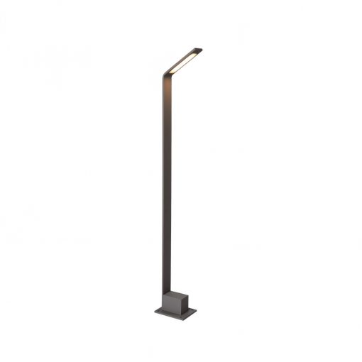 Floor lamp Gray AgapeLED AZZARDO 3483