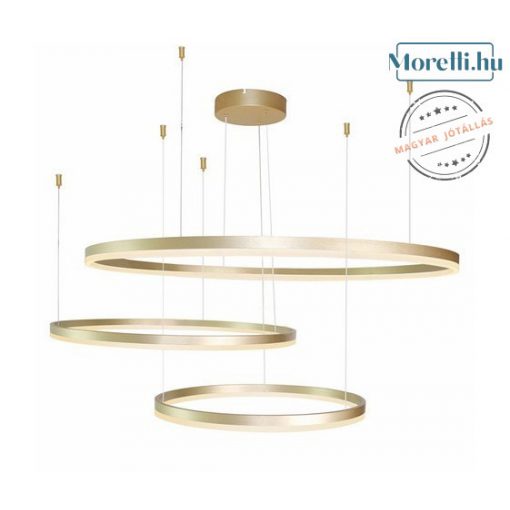 Pendant Gold HaloLED100+80+60cm, gold AZZARDO 4708