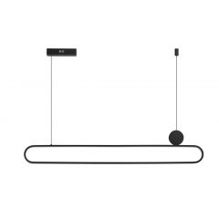   Pendant Black Nicodemo LED with remote control CCT+DIMM AZZARDO 5450