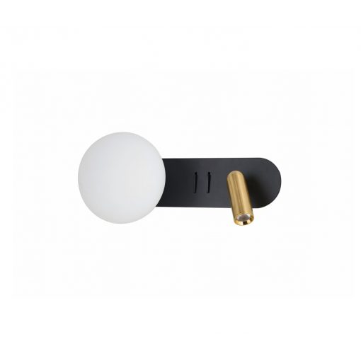 Wall Lamp 12.5 Black Trasimeno AZZARDO-5641