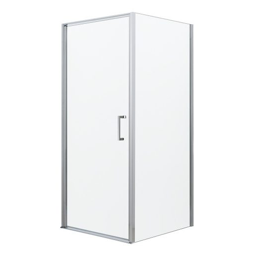 Swing 90x90 cm square shower cubicle without shower tray