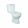 C-CLEAR monobloc toilet with lower outlet and seat