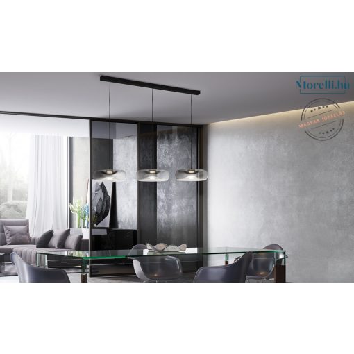 CANGINI-&-TUCCI 1517-120-3L FOLD Transparent Colored Pendant LED 17W IP20