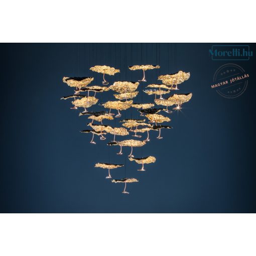 CATELLANI-SMITH CGM35CLVO GOLD MOON Satin Color Chandelier LED 1W IP20