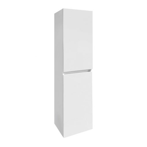 Cube suspended side cabinet white