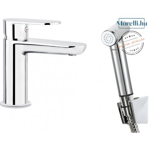 DEANTE-BGA-027M ALPINIA Chrome Color Wash Basin Faucet Single Lever, Mixer Fixed Spout