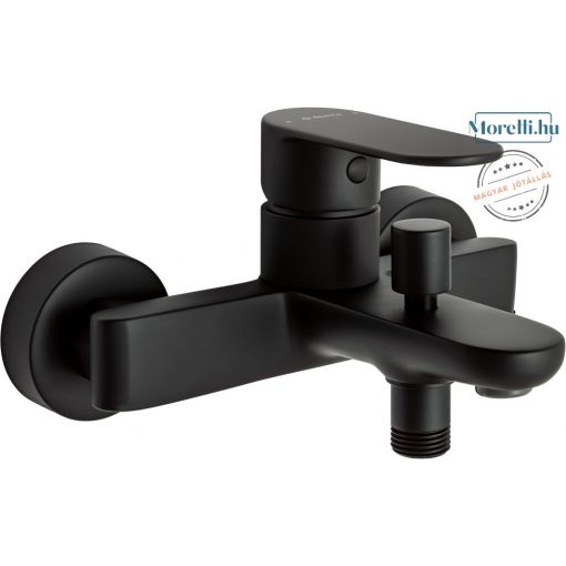 DEANTE-BGA-N10M ALPINIA Black Tub Filler Faucet Single Lever, Mixer Fixed Spout