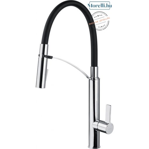 DEANTE-BGB-B720 GERBERA Black Color Kitchen Faucet Single Lever Mixer Flexible Spout