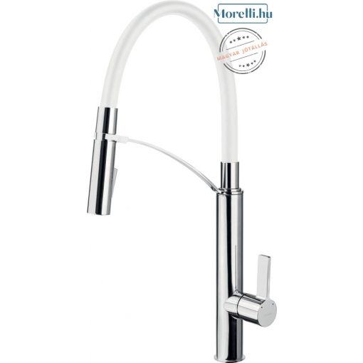 DEANTE-BGB-W720 GERBERA White Color Kitchen Faucet Single Lever Mixer Flexible Spout