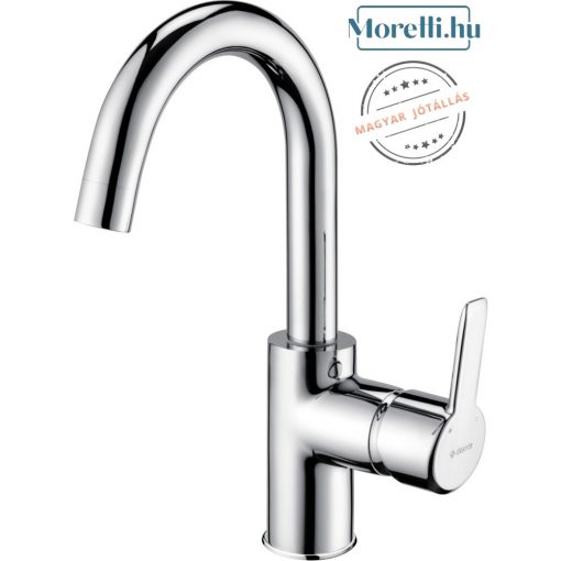 DEANTE-BQA-024M ARNIKA Chrome-colored Washbasin Faucet Single-lever, mixer Rotatable Spout